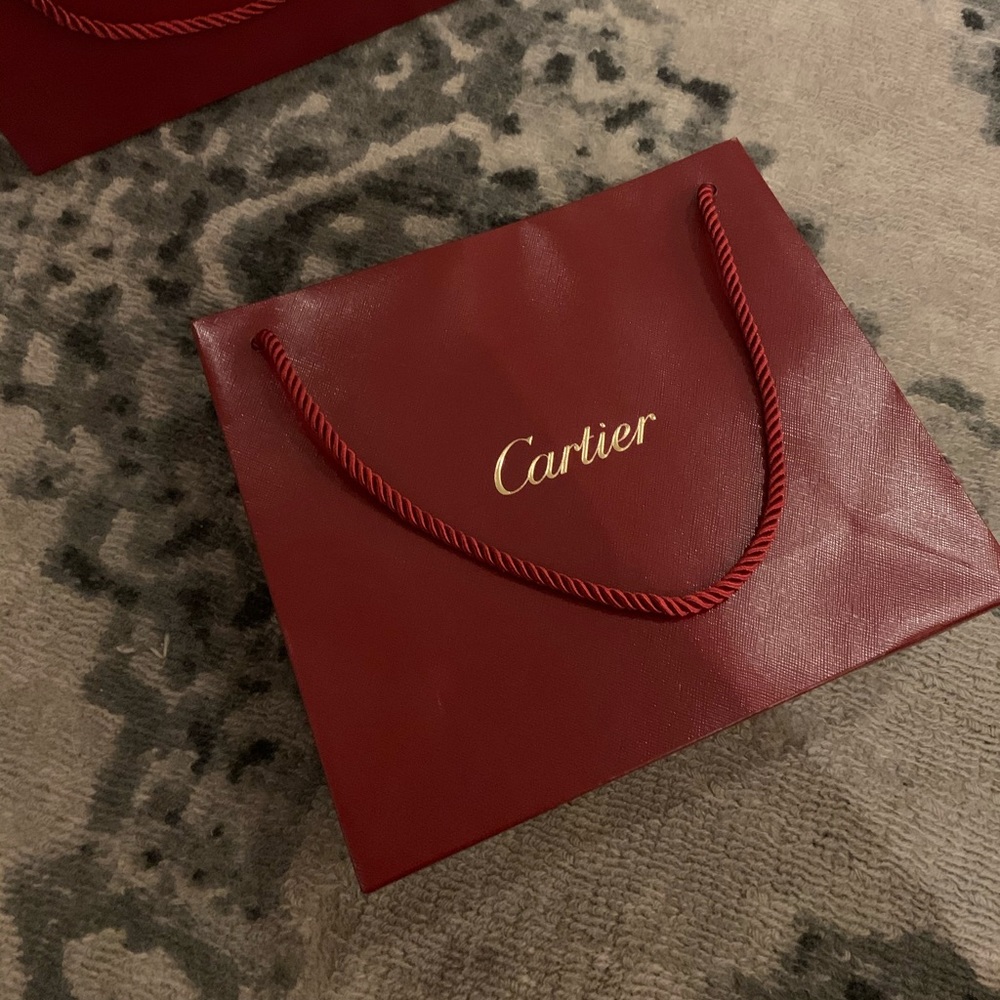 Cartier shopping bag gift